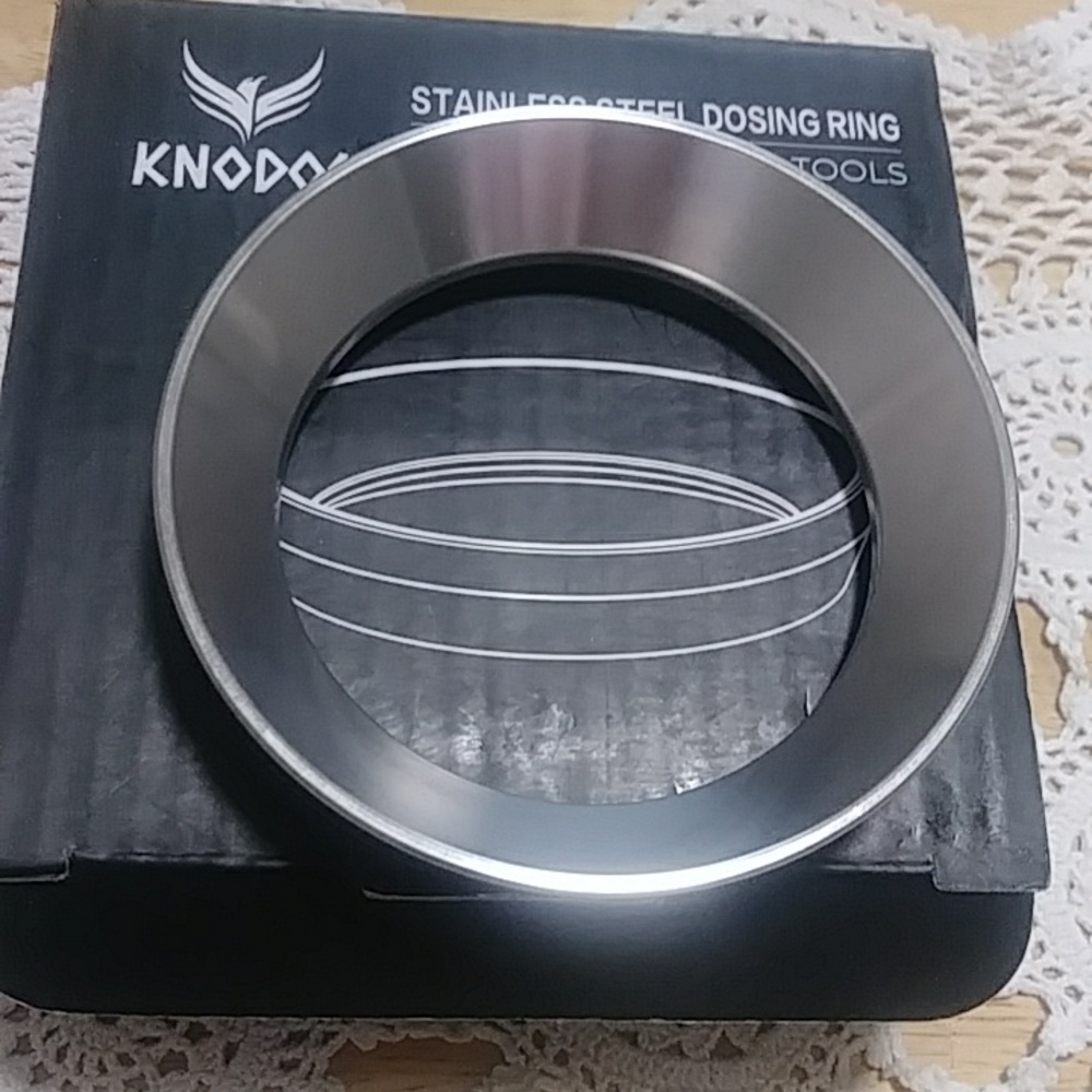 Knodos Espresso Stainless Steel Dosing Ring, no Puck Screen Included - Picture 3 of 7